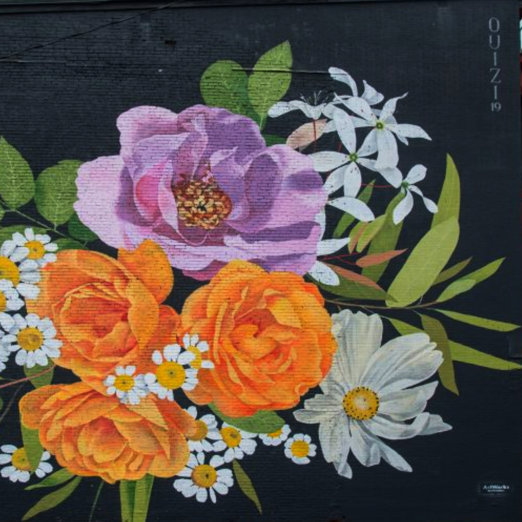 The Beauty of Flower Graffiti Art